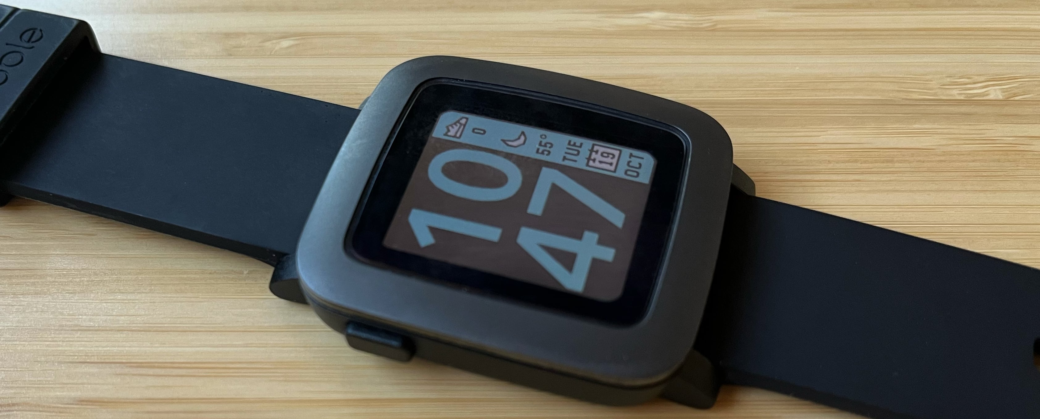 Pebble Time watch